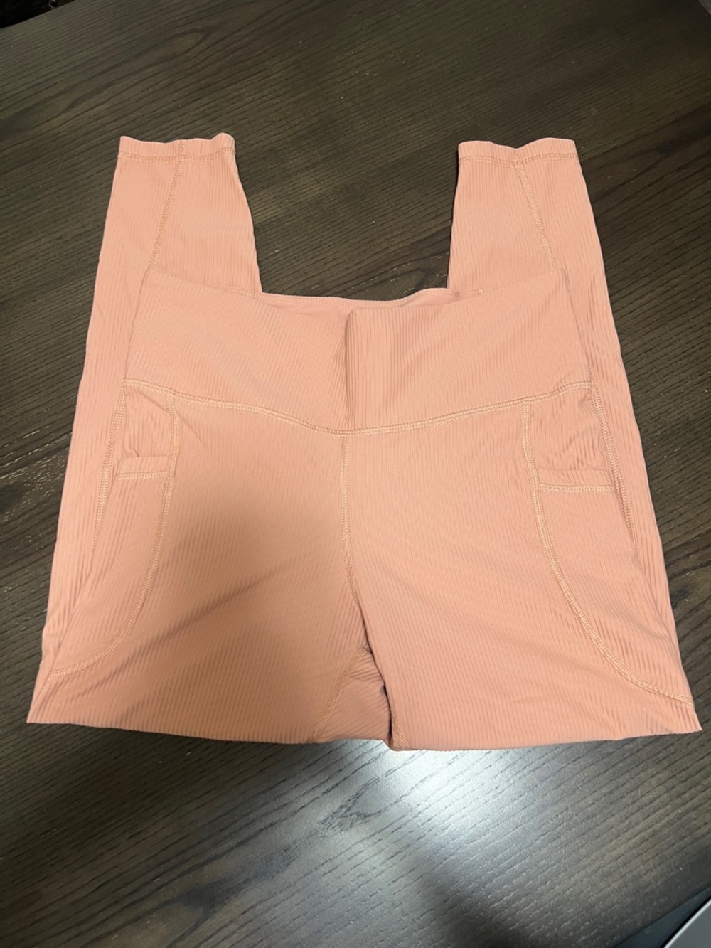 Old Navy Ribbed Leggings in Dusty Rose Pink